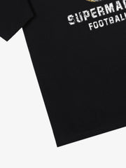 Color Block Soccer Ball Graphic T-Shirt 