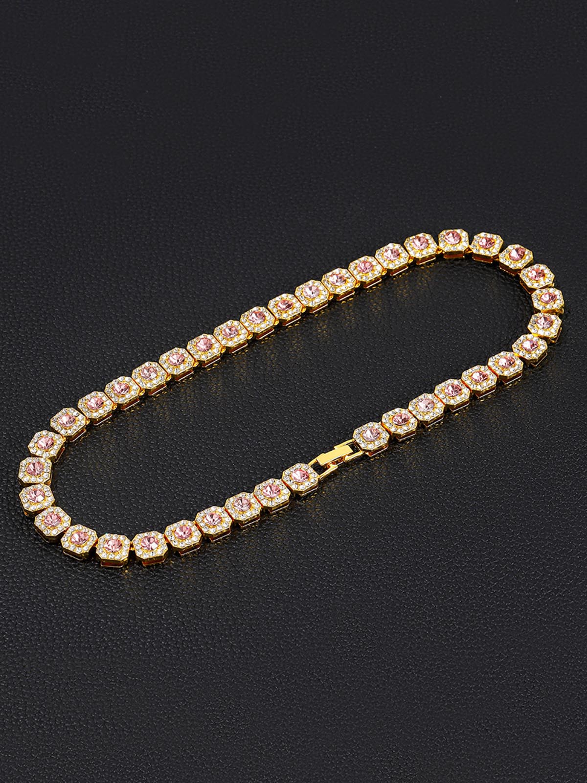 Thesupermade Round Diamond Cuban Necklace 