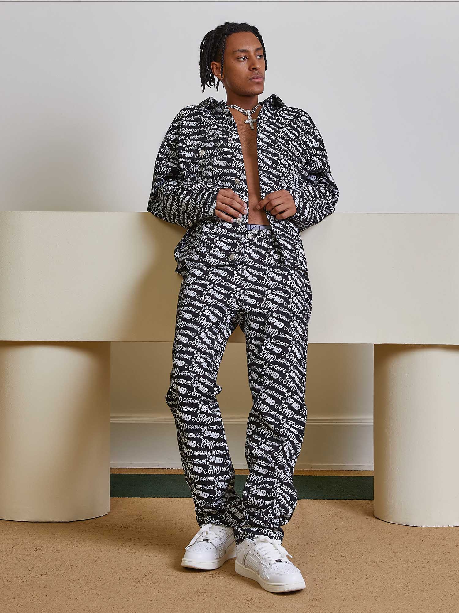 Thesupermade High Street Versatile Denim Suit - 1719