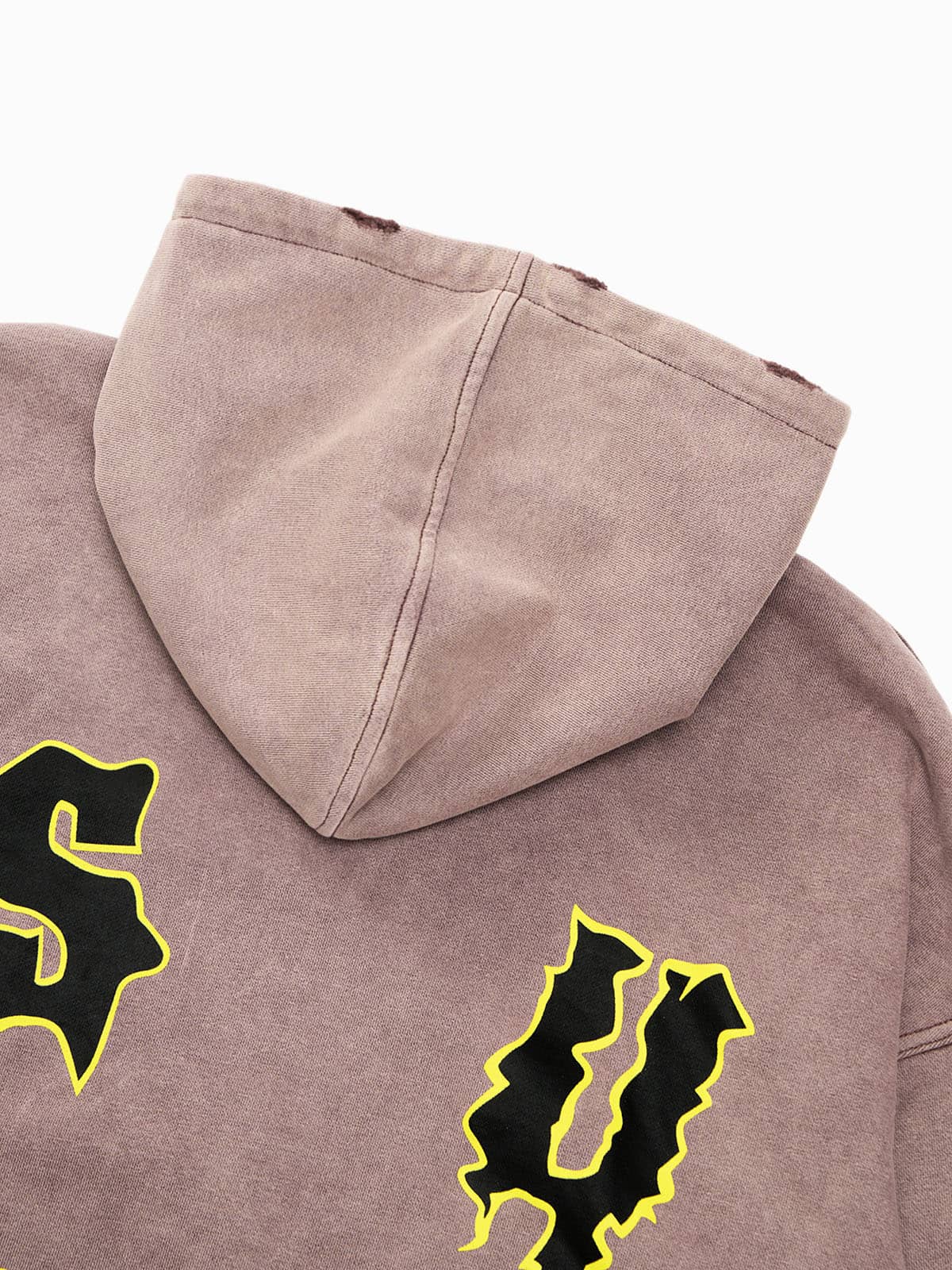 Original SPMD Letter Print Cotton Hoodie 