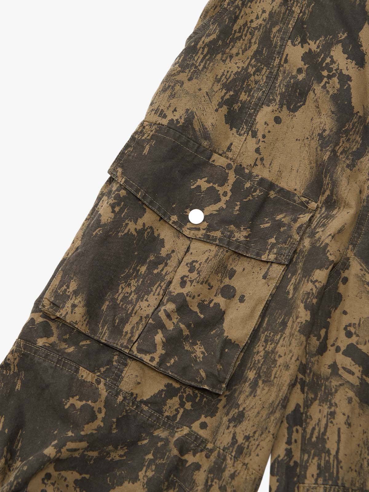Hip-Hop Camouflage Multi-Pocket Cargo Pants 