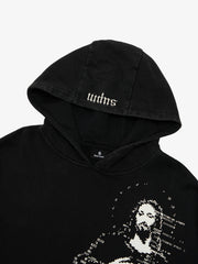Distressed Electronic Exorcist Print Hoodie 