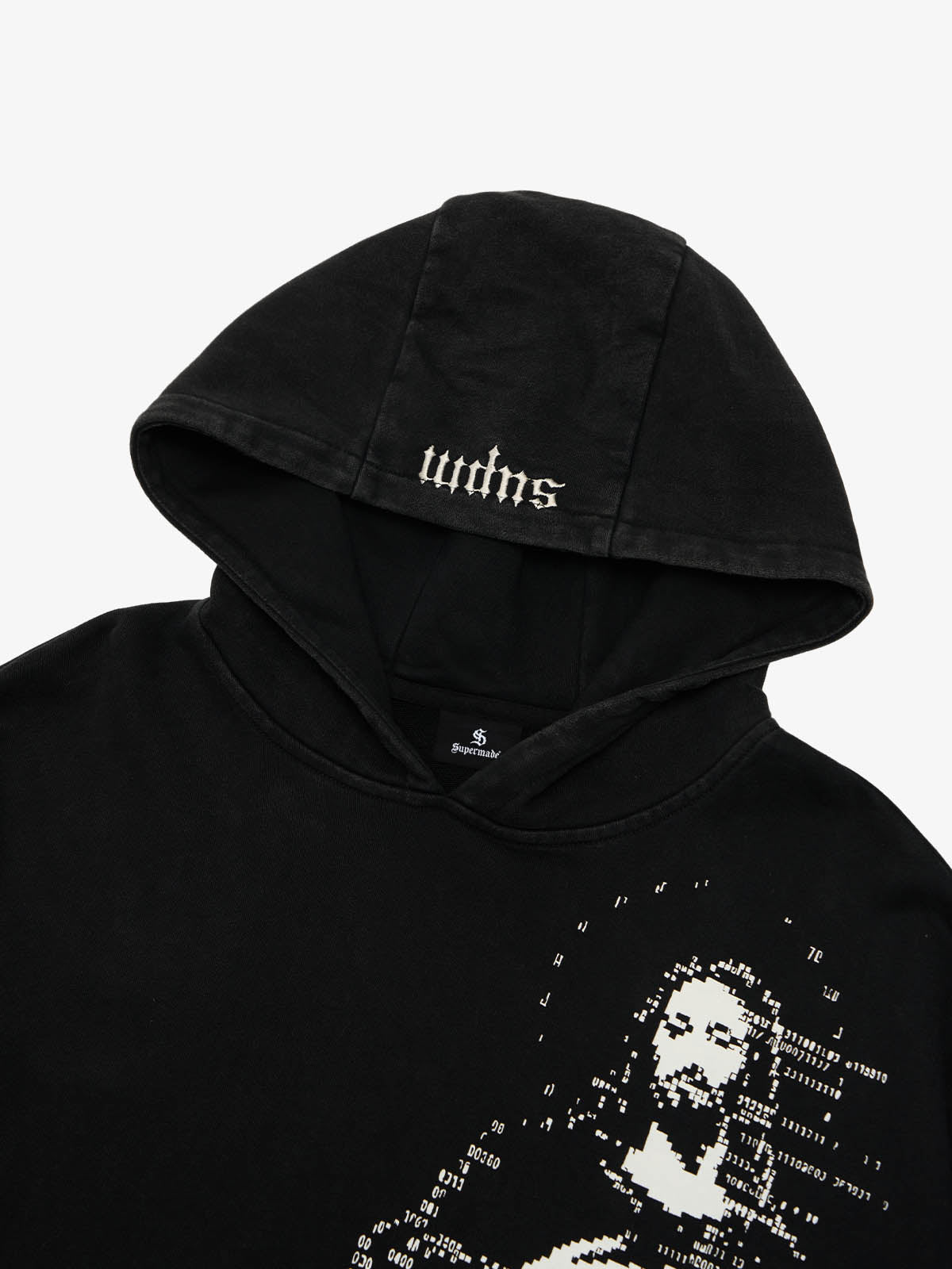 Distressed Electronic Exorcist Print Hoodie 