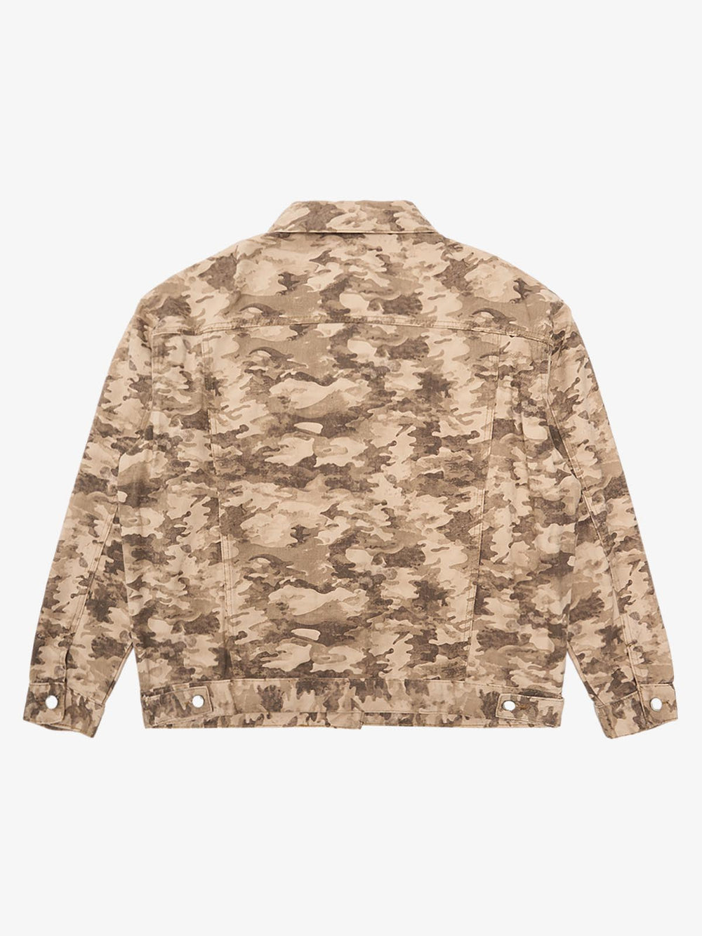 Camouflage Multi-Pocket Work Denim Jacket 