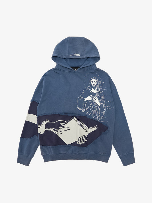 Electronic Exorcist Jesus Dove Hooded Sweatshirt 
