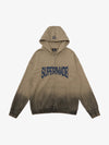 SUPERMADE Thorn Embroidery Zip Hooded Sweatshirt 