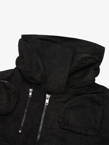 Heavy-Duty Multi-Pocket Multi-Zipper Vest 