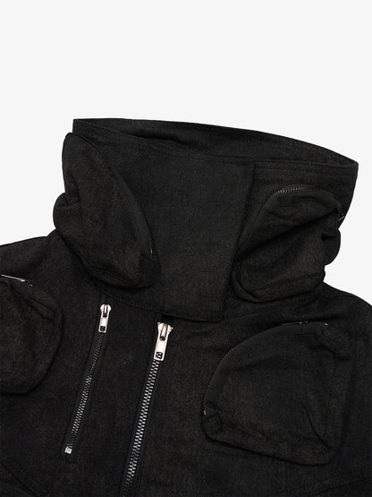 Heavy-Duty Multi-Pocket Multi-Zipper Vest 