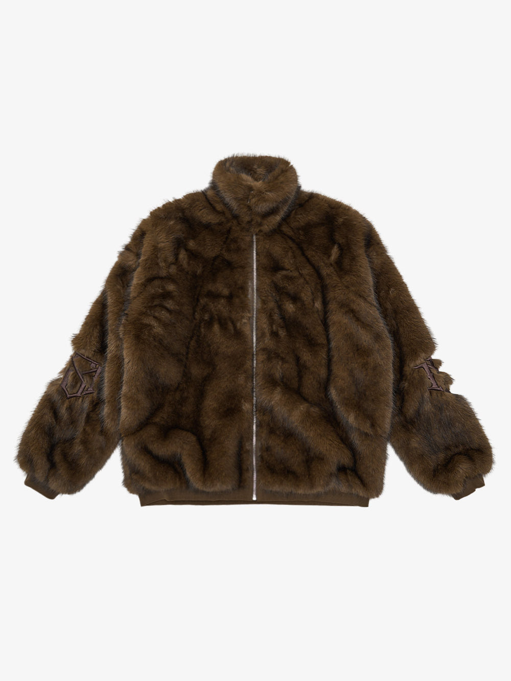 Supermade Embroidered Fur Jacket - 2486 