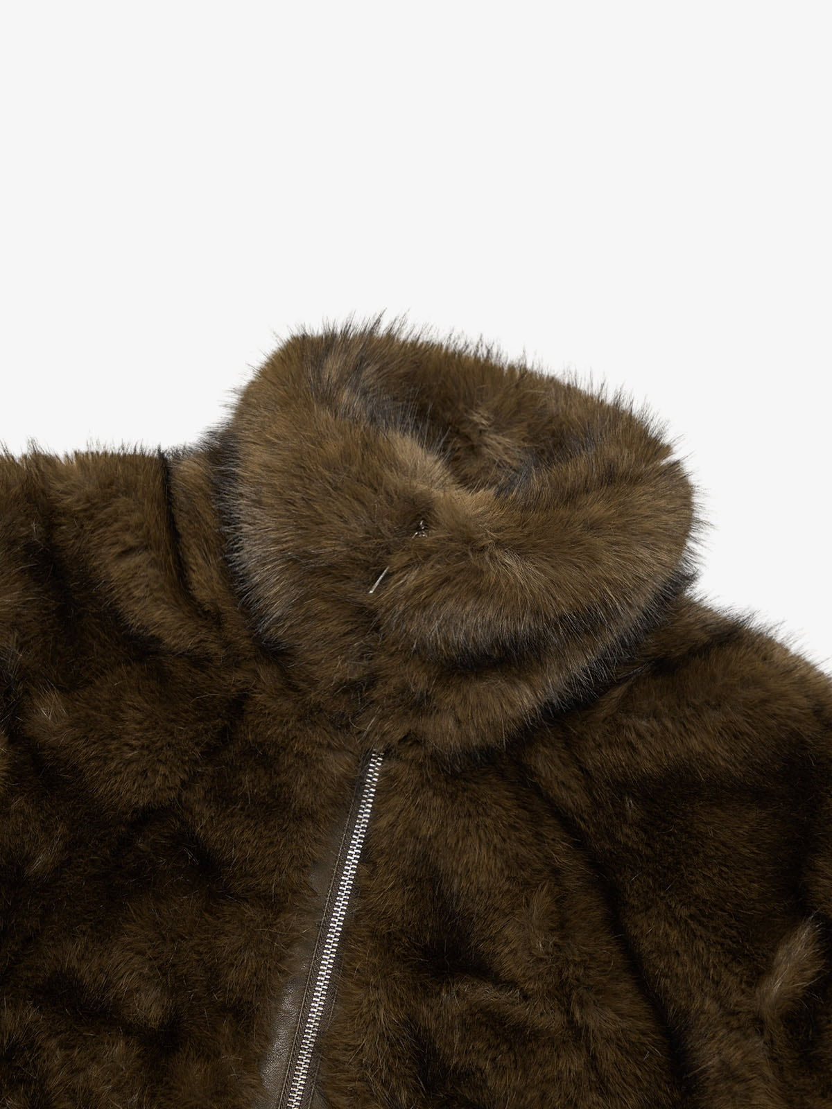 Supermade Embroidered Fur Jacket 