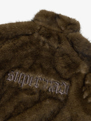 Supermade Embroidered Fur Jacket - 2486 