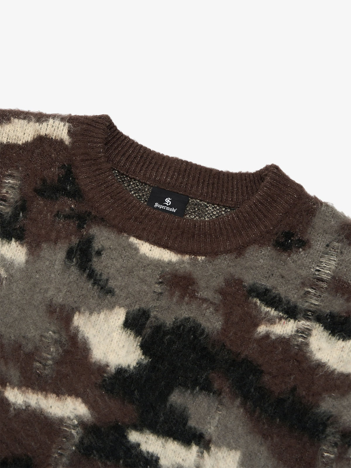 Street Camouflage Crew Neck Sweater 