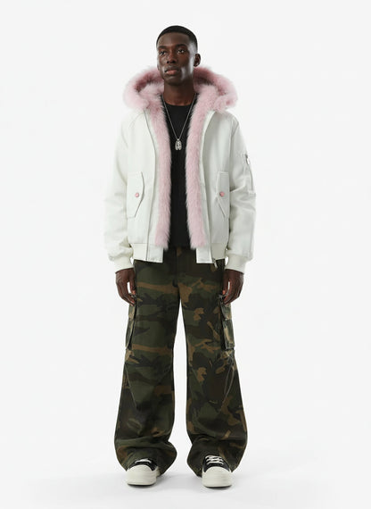 Vintage Multi-Pocket Functional Camo Cargo Pants 