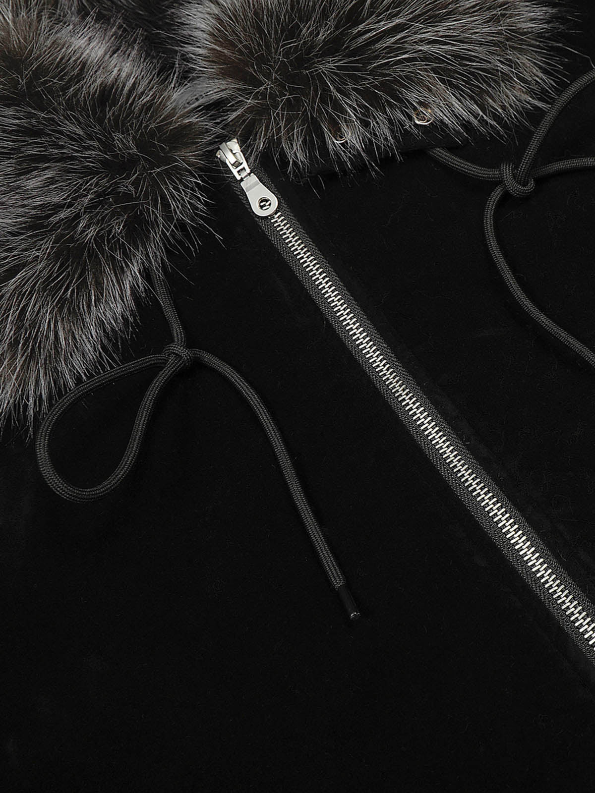 Winter Essential Faux Fur Trimmed Jacket with Adjustable Drawstrings 