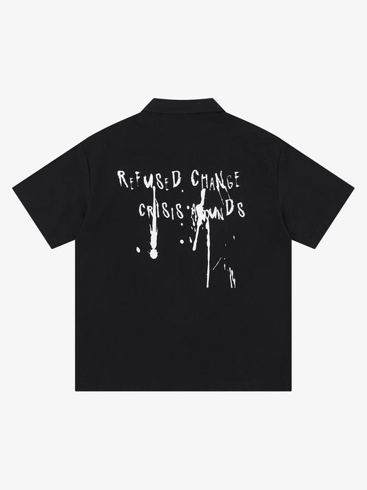 Dark Graphic Short Sleeve Shirt