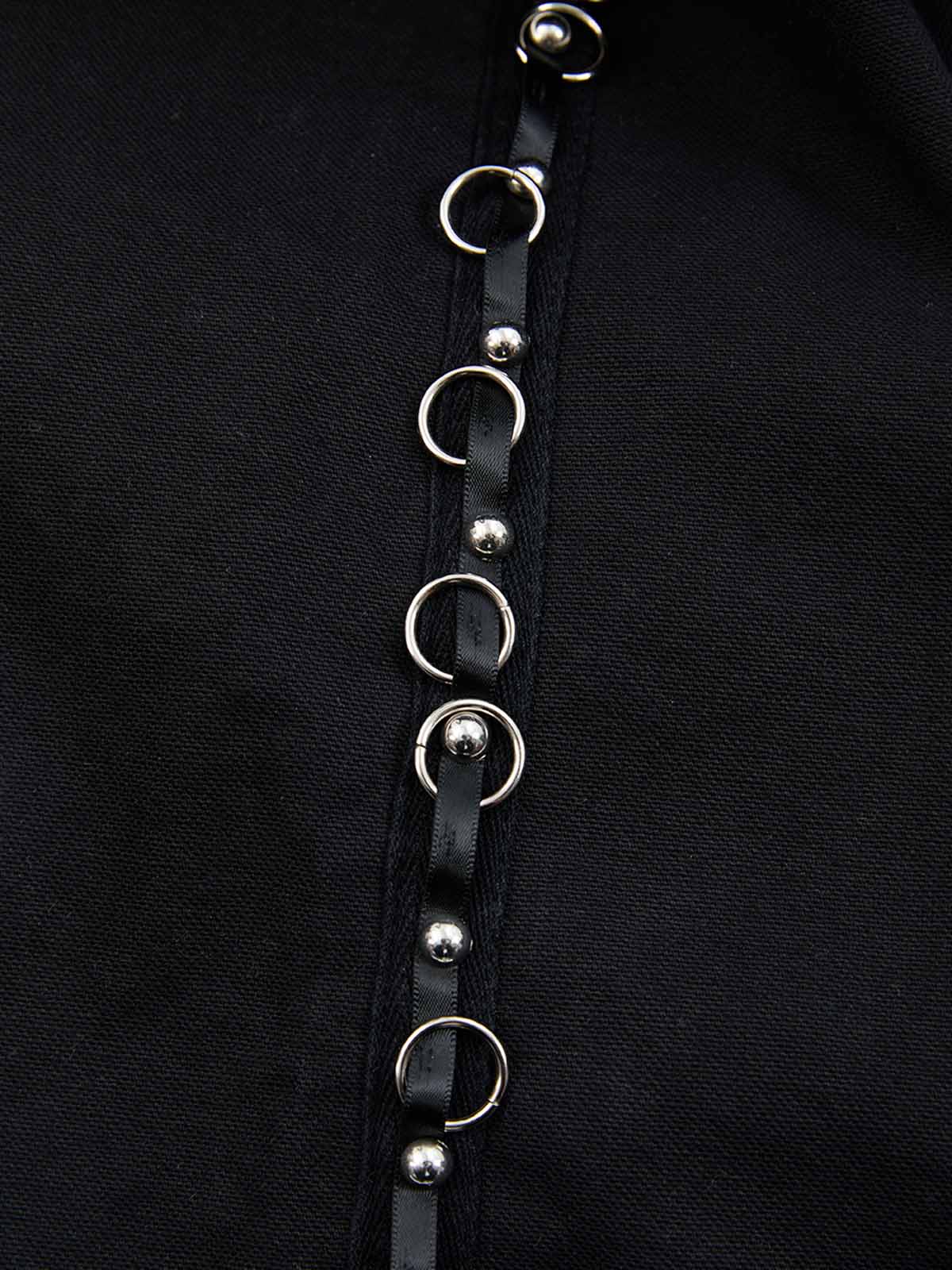 Supermade Retro Distressed Print Heavyweight Canvas Baggy Pants 