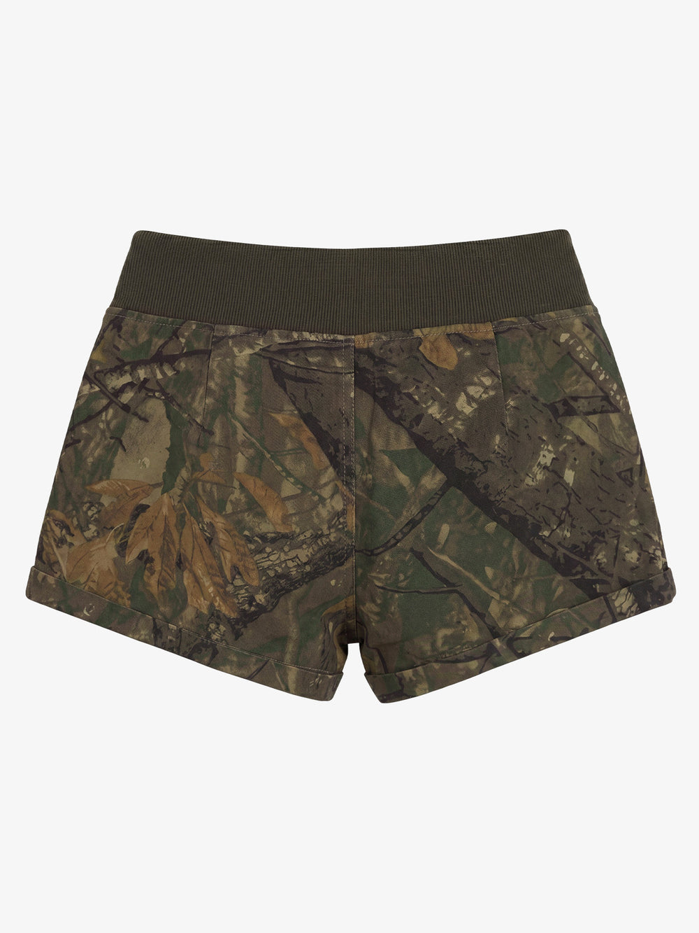 Thesupermade Tree Camo Baddie Mini Shorts