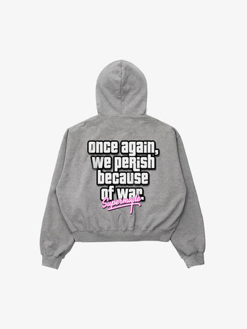 Anti-War Graphic Hoodie
