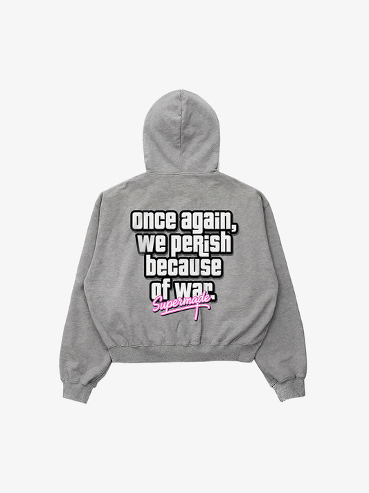 Anti-War Graphic Hoodie