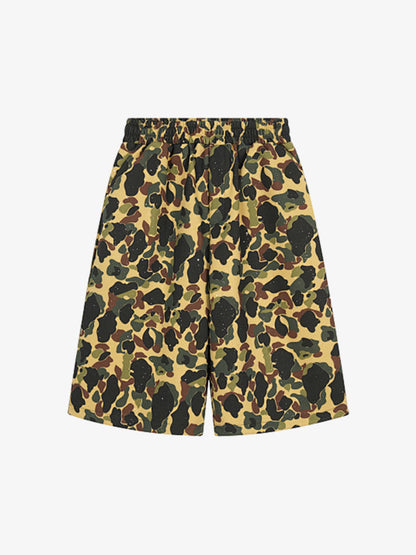 Camo Cargo Shorts – Loose Fit Cotton Blend Summer Streetwear Shorts