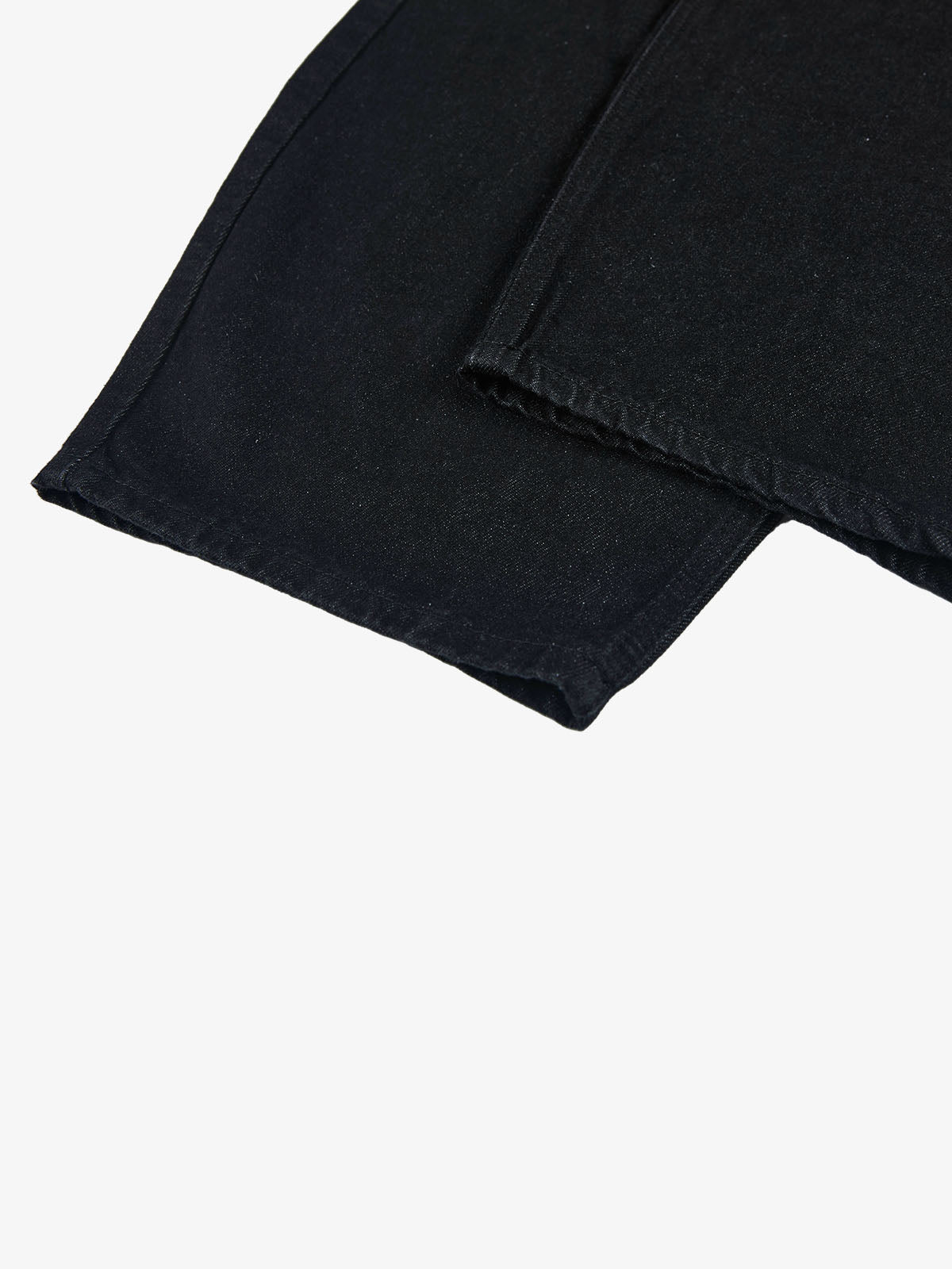 Gothic Graphic Raw Denim Baggy Barrel Jeans