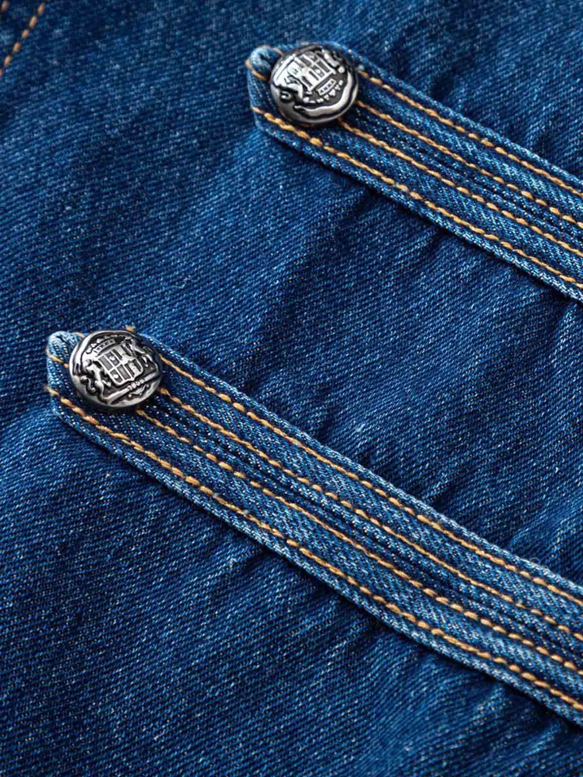 Structured Napoleonic Denim Jacket