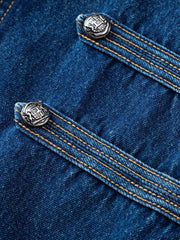 Structured Napoleonic Denim Jacket