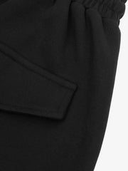 Skeleton Rhinestone Graphic Drawstring Sweatpants
