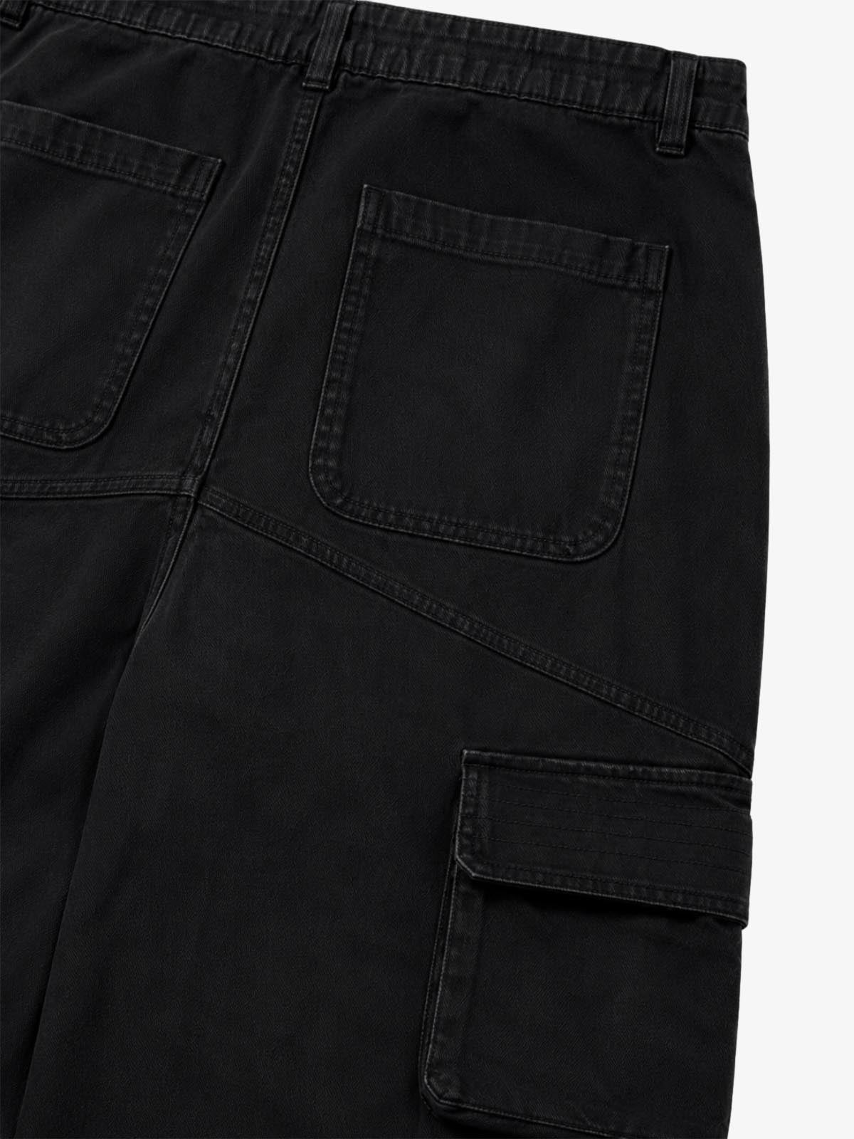 Washed Multi-Pocket Cargo Pants