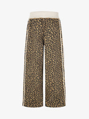 Leopard Patchwork Sweatpants