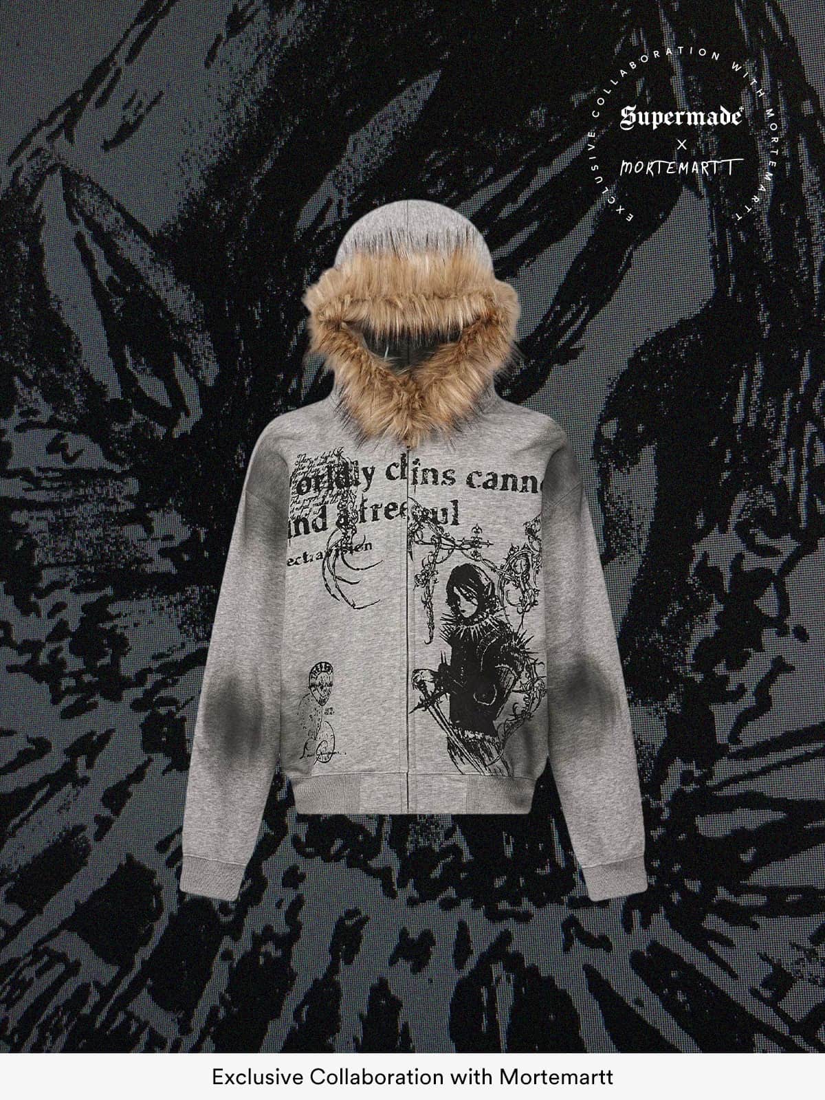 Supermade × Mortemartt Graphic Hooded Jacket 2279