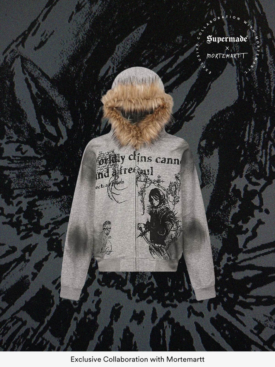 Supermade × Mortemartt Graphic Hooded Jacket- 2279 