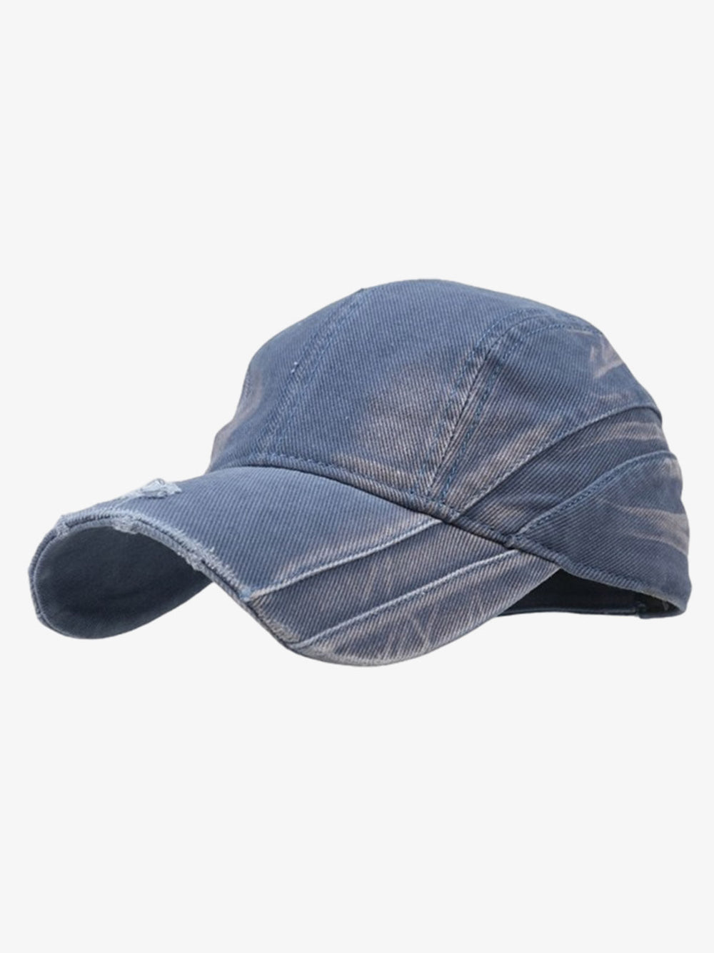 Washed Distressed Panel Baseball Cap 