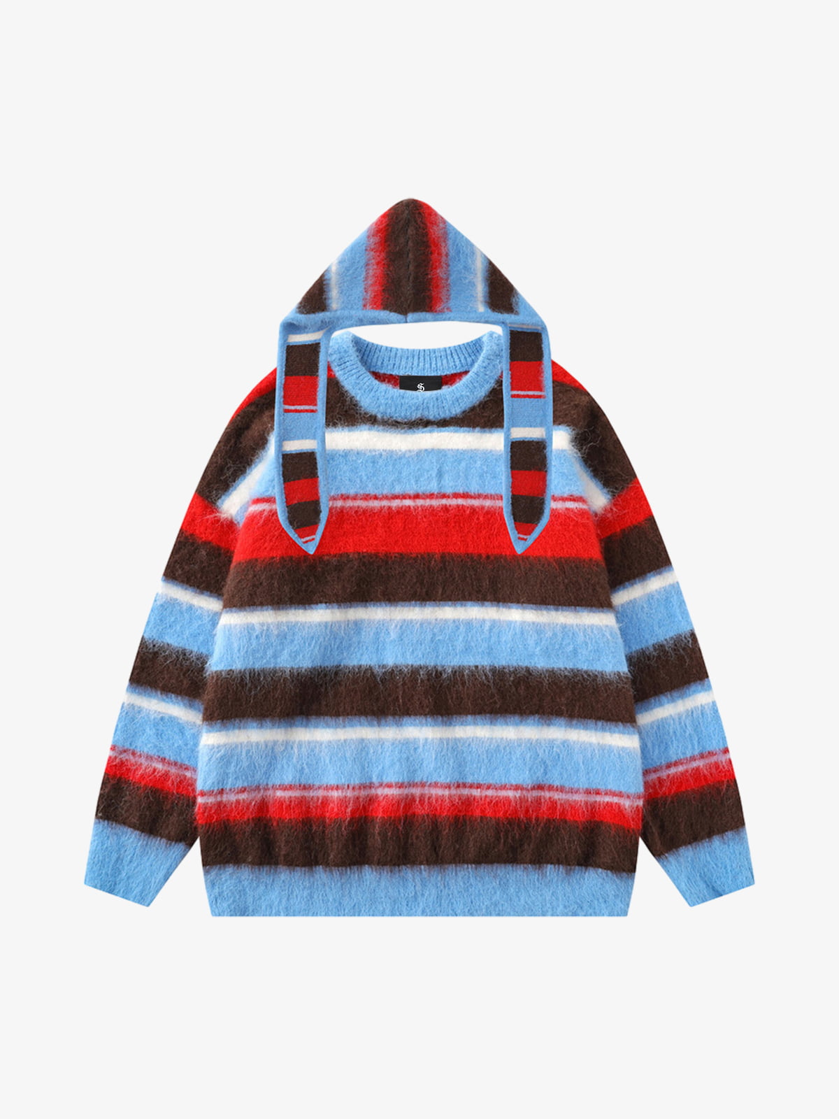 Striped Crew Neck Sweater for Women - Stylish and Cozy Winter Knitwear 