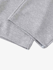 Layered Double-Waistband Wide-Leg Sweatpants 