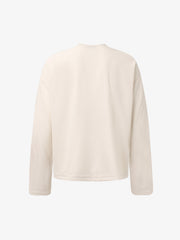 Street Letter Print Waffle Long-Sleeve Tee