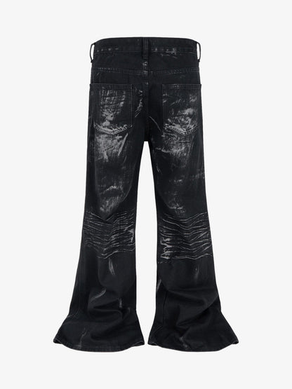 Stylish Star-Embellished Flared Jeans for Women - Perfect for Trendy Outfits 
