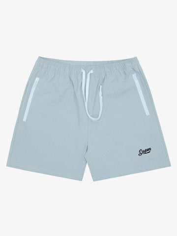 Minimalist Zip Pocket Drawstring Shorts