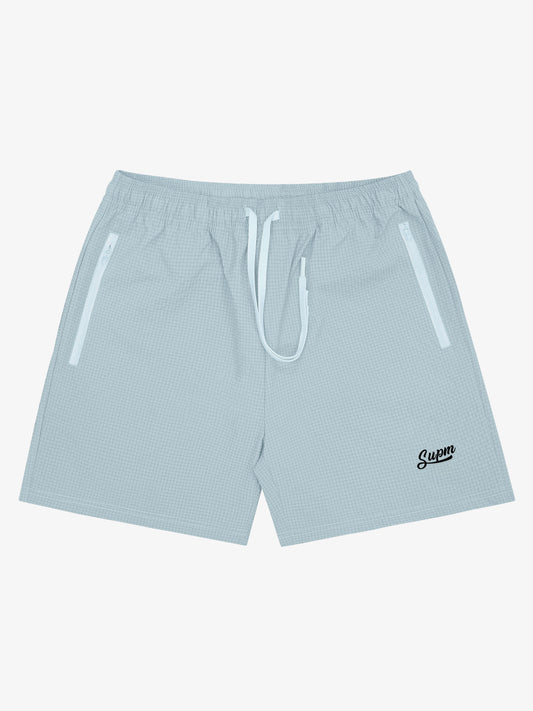 Pantaloncini minimalisti con coulisse, tasca con zip e coulisse