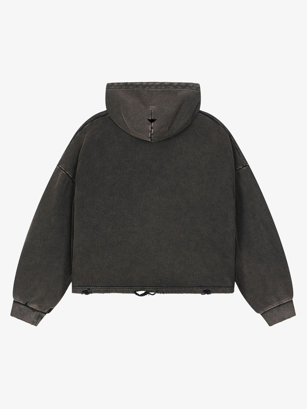 Tactical Vest Graphic Washed Boxy Hoodie