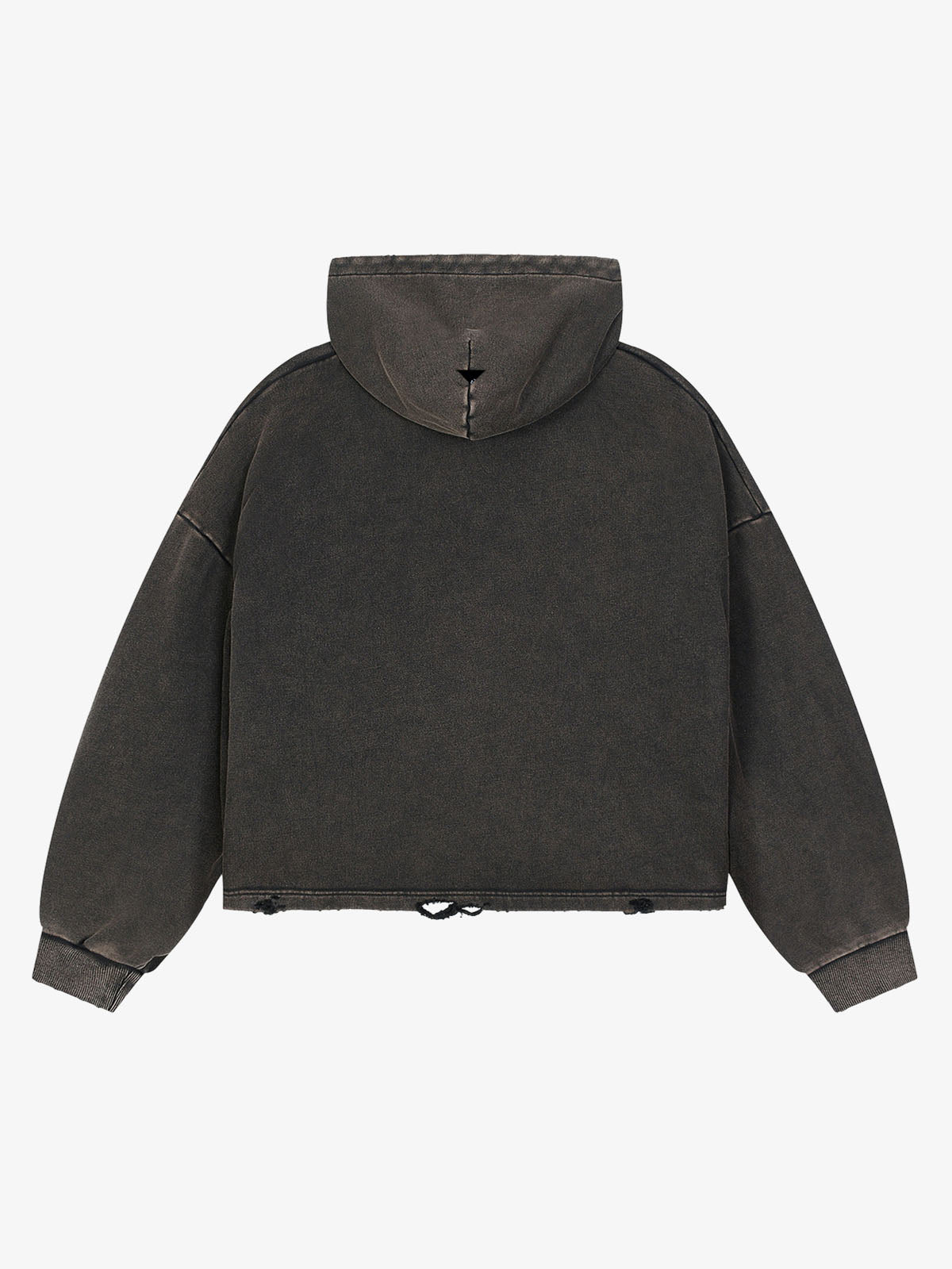 Tactical Vest Graphic Washed Boxy Hoodie