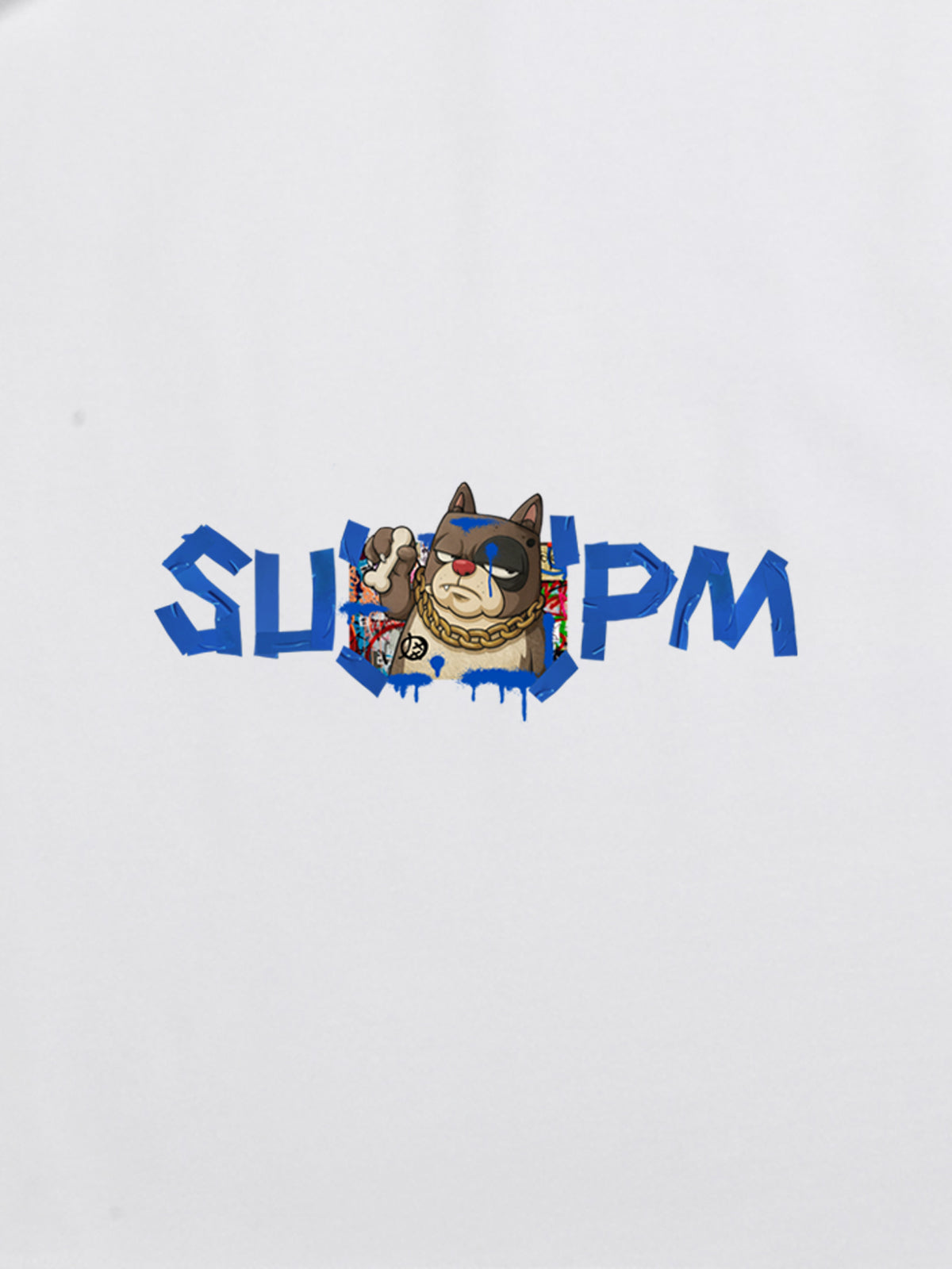 SUPM Graffiti Tape Graphic T-shirt 