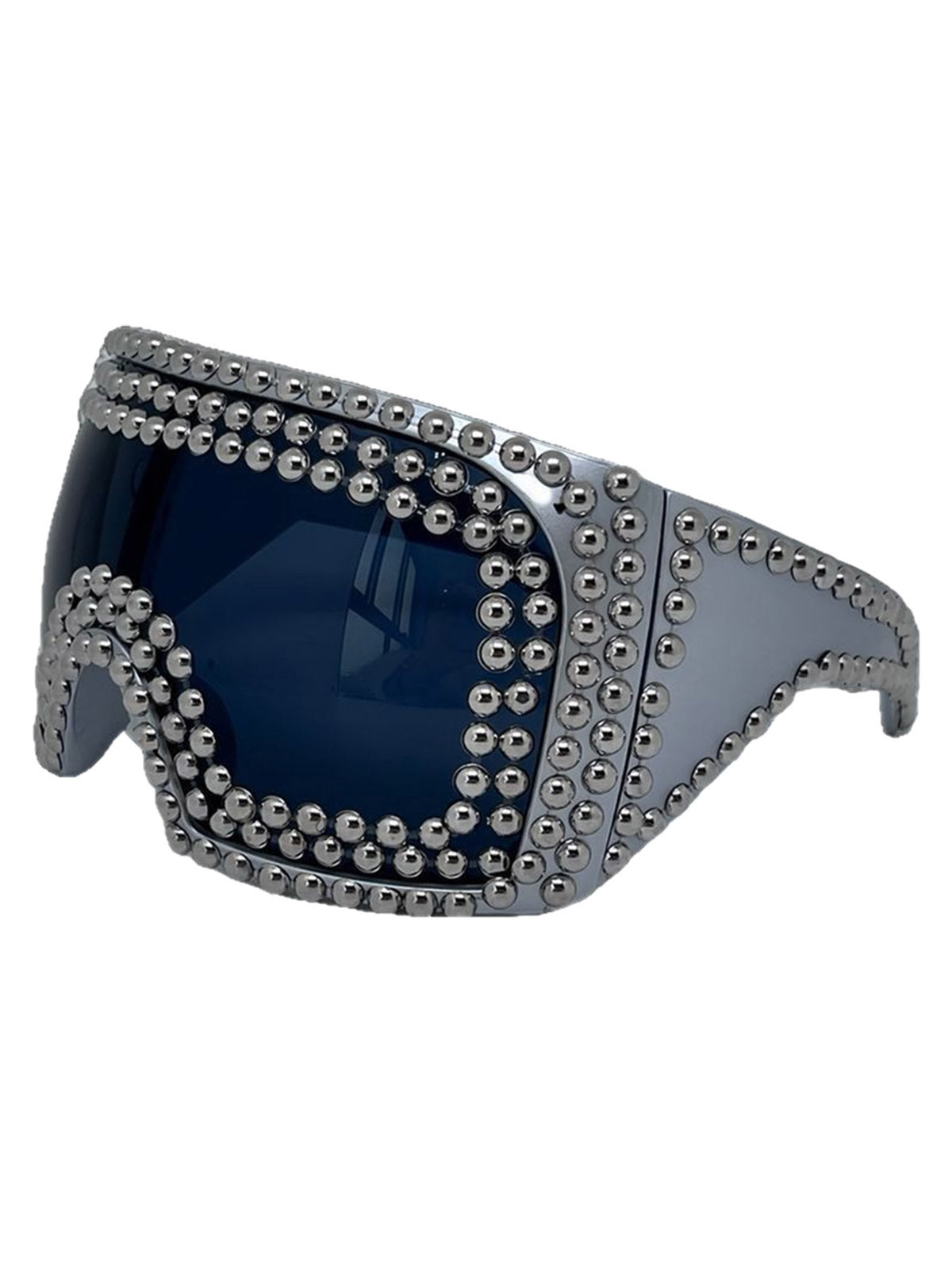 Punk Party Oversized Square Studded Sunglasses 