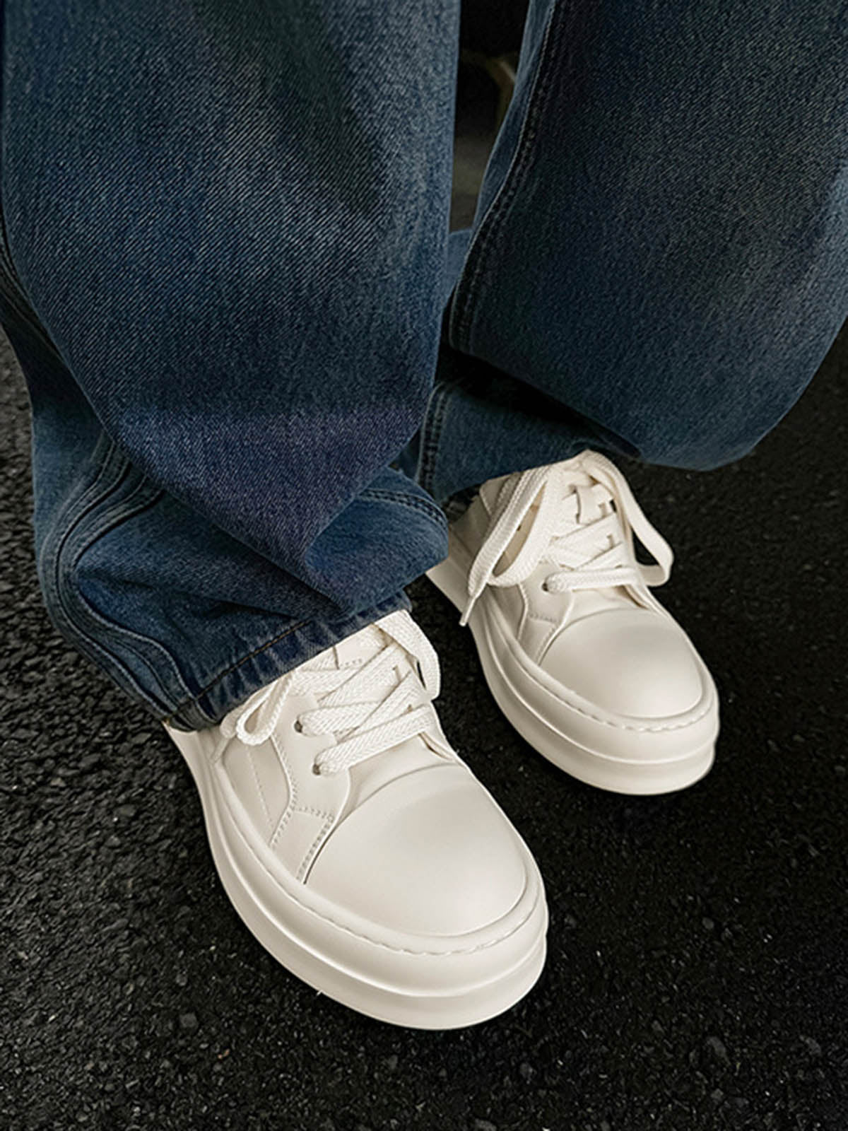 Thesupermade Cut Square Platform Sneakers - 2284