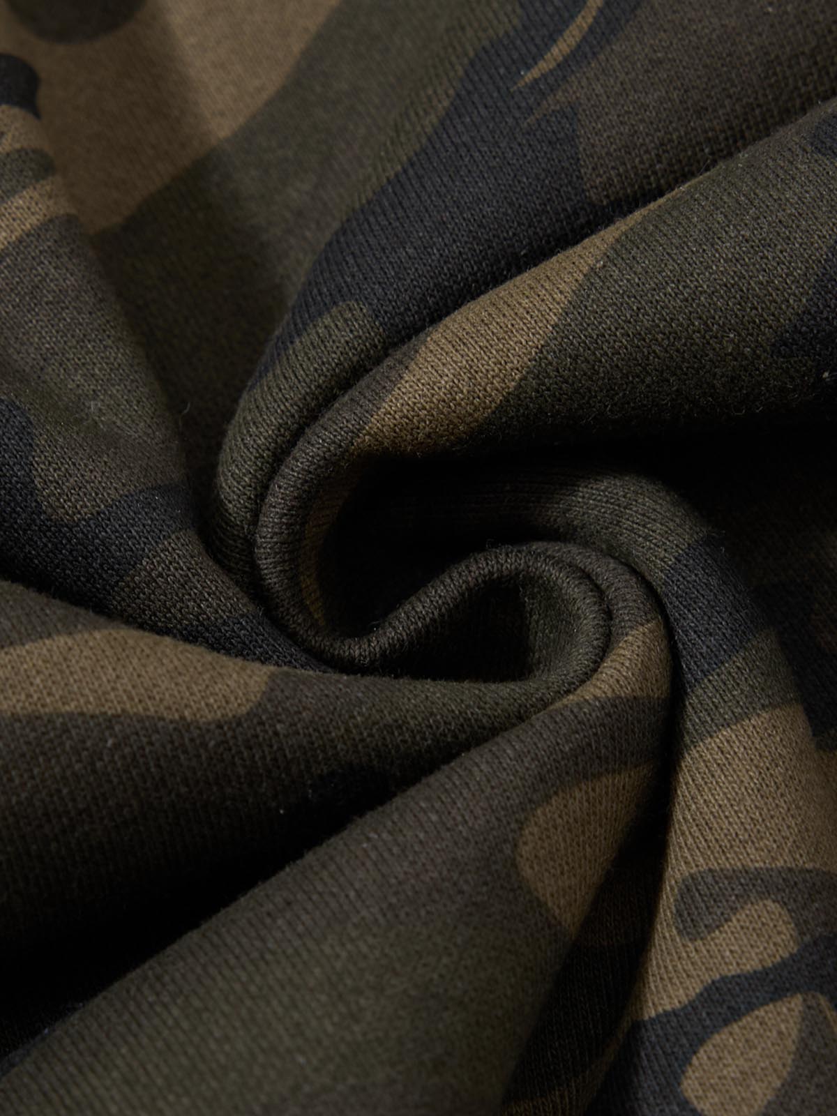 Camo Drawstring Baggy Sweatpants