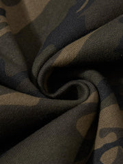 Camo Drawstring Baggy Sweatpants