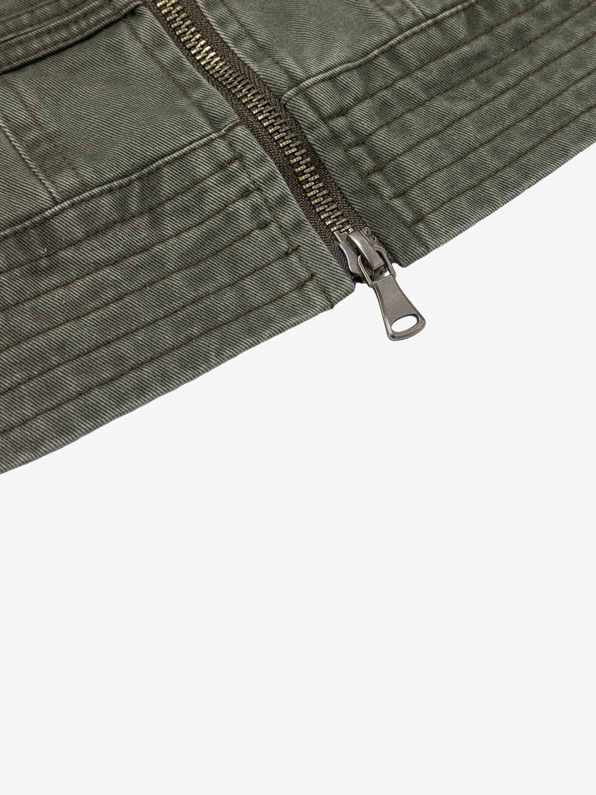 Military Napoleon Button Slim Jacket