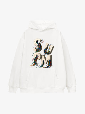 Street Gravel Wire Font Hoodie 