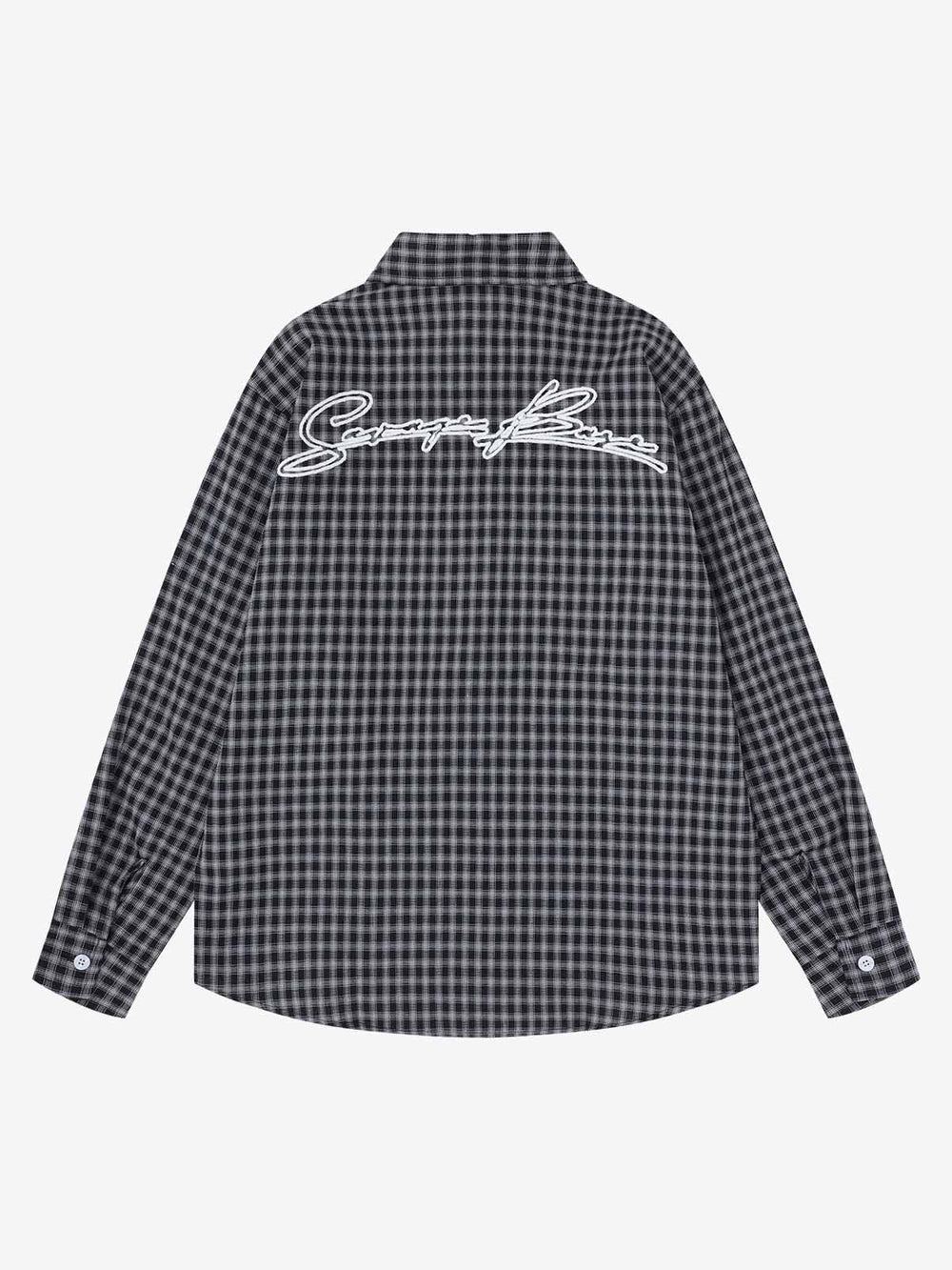 Langarmshirt mit Street-Retro-Print
