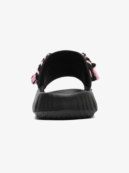 Stylish Rope Design Slip-On Sandals for Summer Comfort 